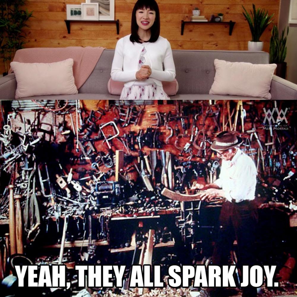 They all spark joy, Meme